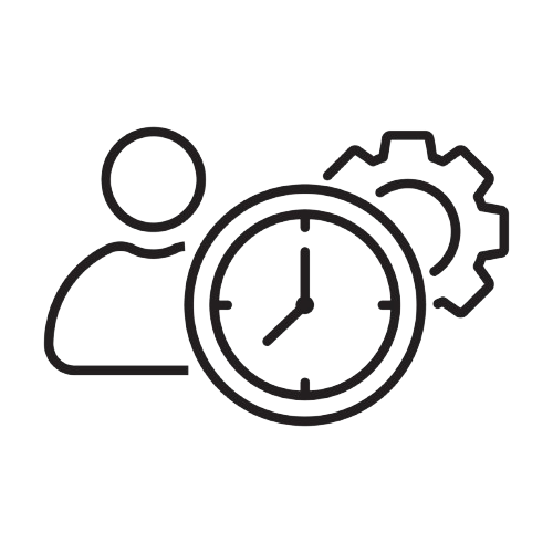 time management icon in linear style isolated on white background vector removebg preview